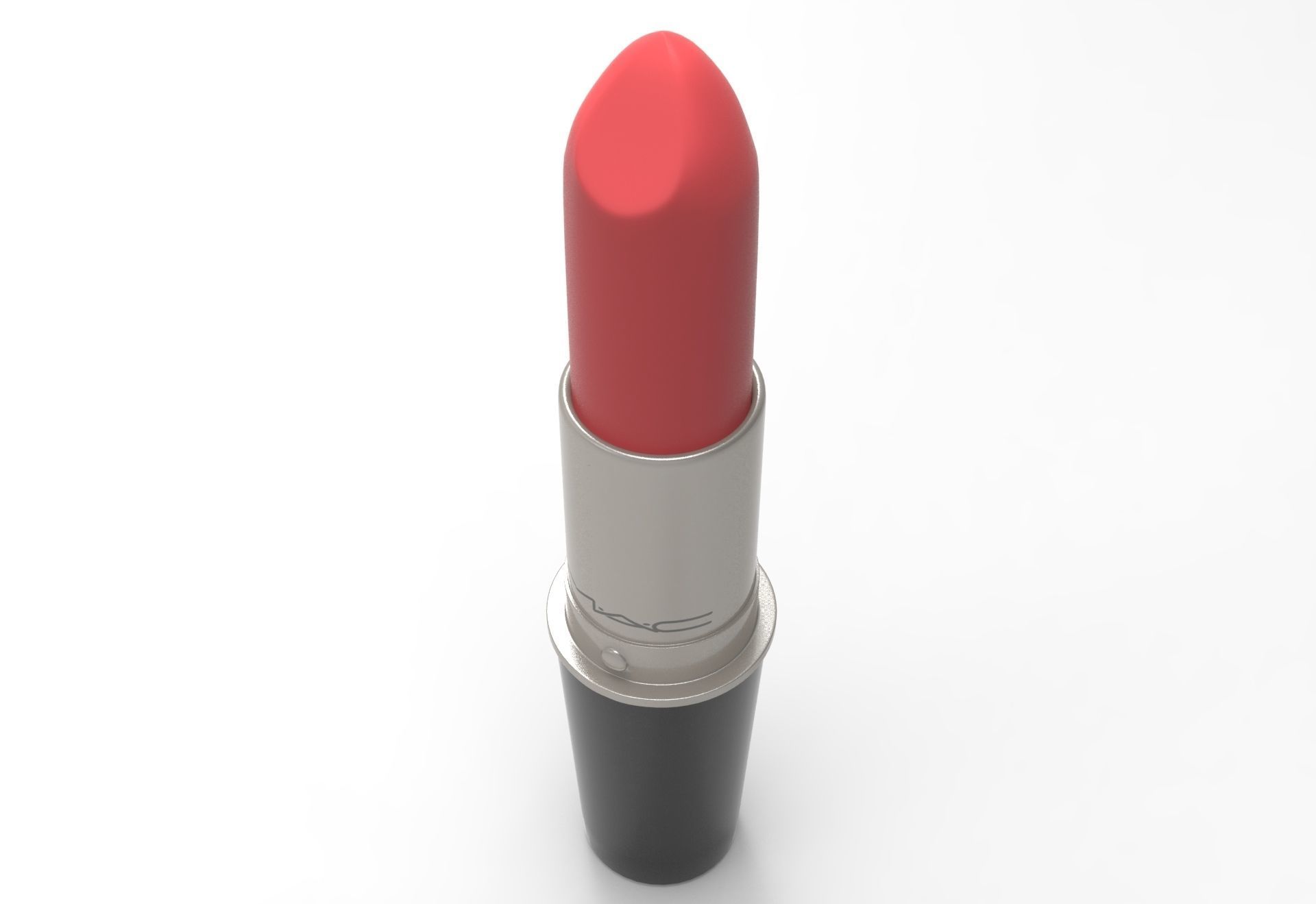 Mac Lipstick Low-poly 3D model_2