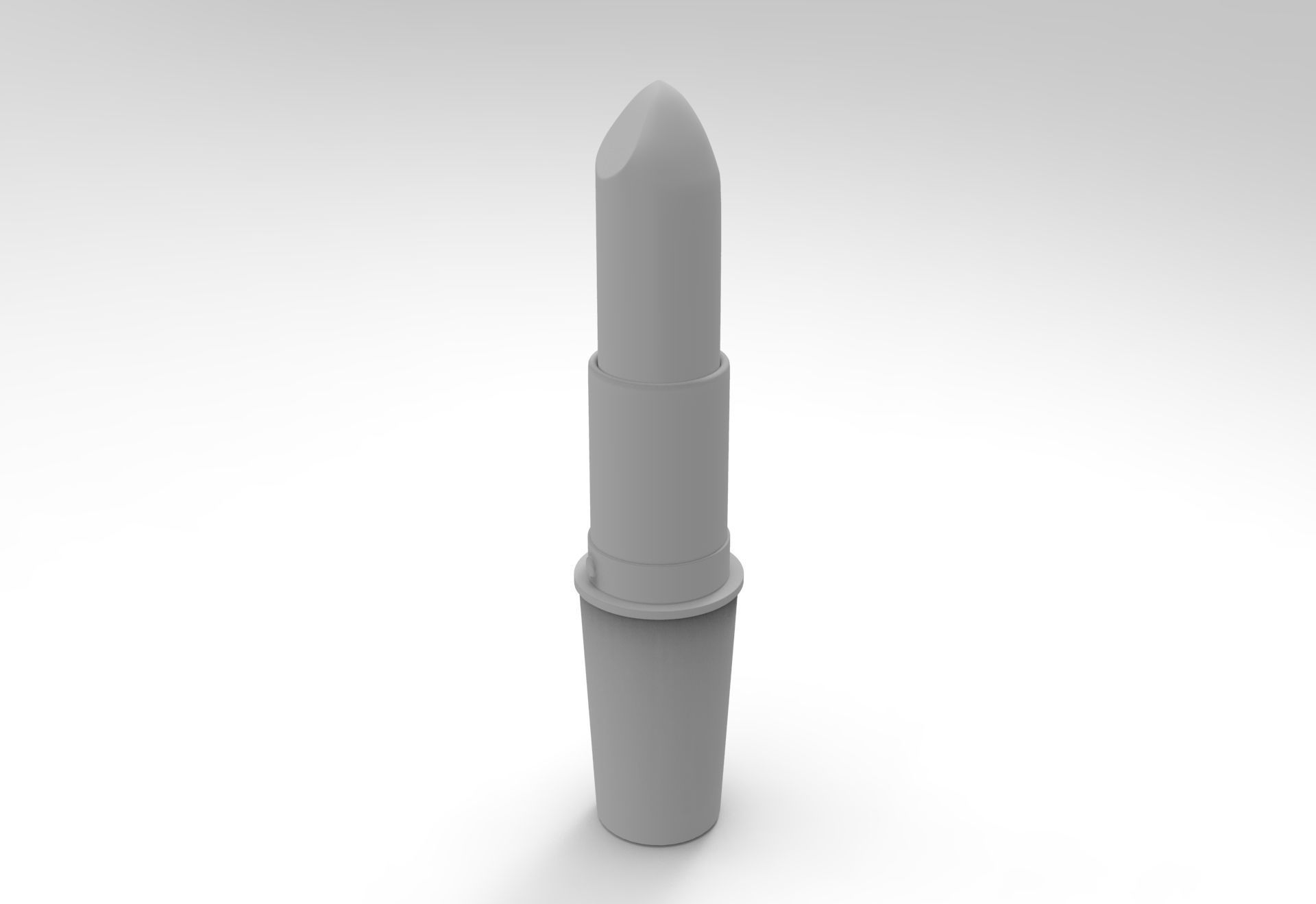 Mac Lipstick Low-poly 3D model_8