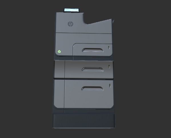 Tall Printer 3D model_2