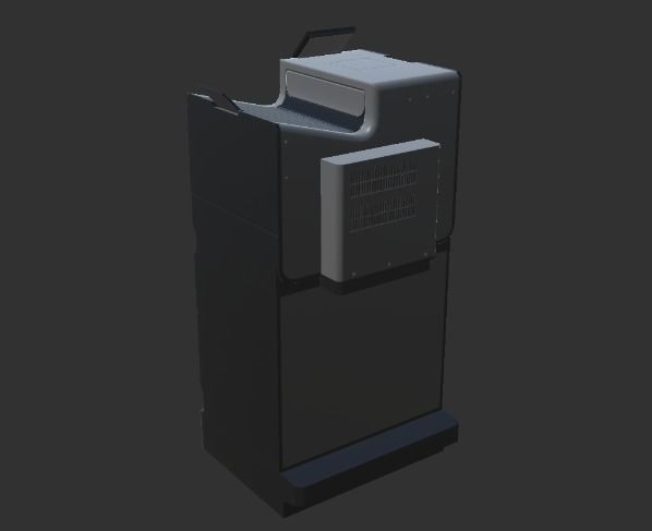 Tall Printer 3D model_1