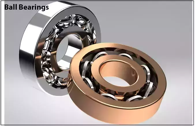 Original size Ball Bearing Rulman ready for 3D print model 