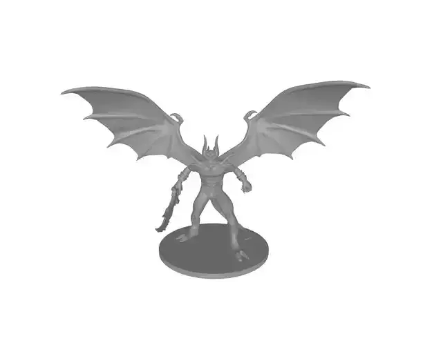 demon bat with wings