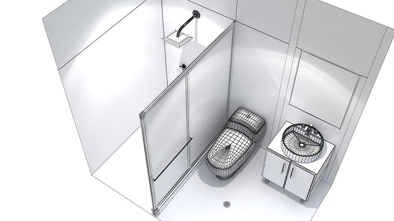 Bathroom Vol-2 3D model_7