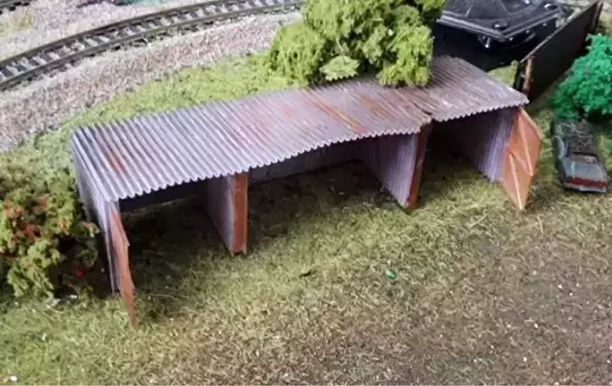 N Scale Shed