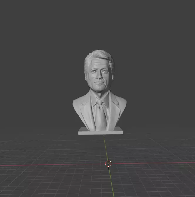 Bill Clinton 3D print model_0