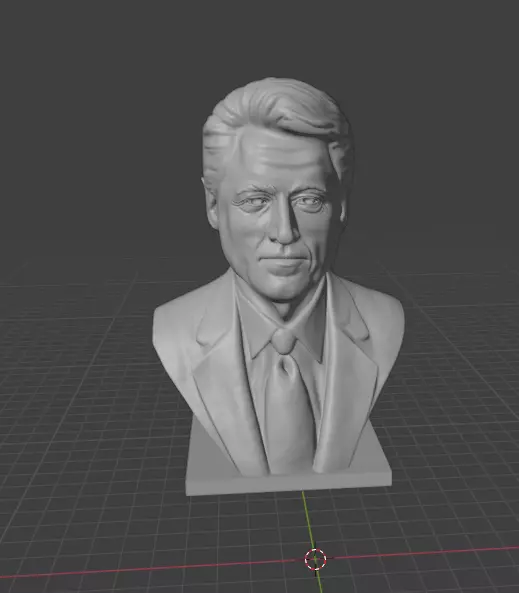 Bill Clinton 3D print model_20