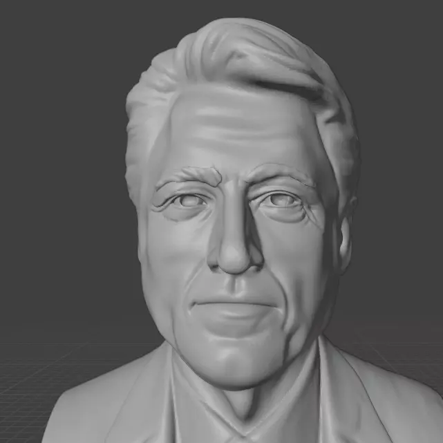 Bill Clinton 3D print model_12