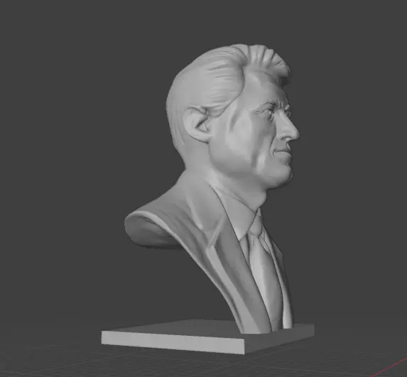 Bill Clinton 3D print model_22