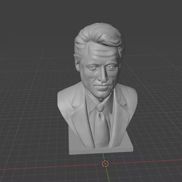 Bill Clinton 3D print model_23