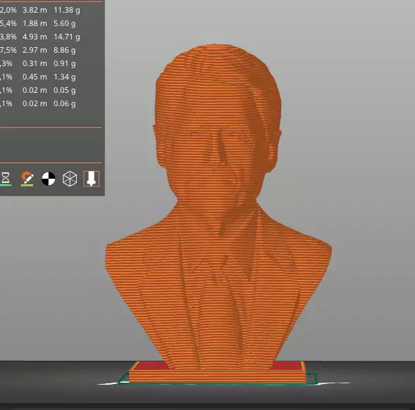 Bill Clinton 3D print model_19