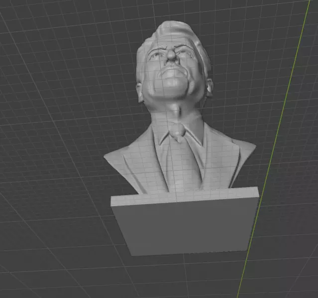 Bill Clinton 3D print model_5