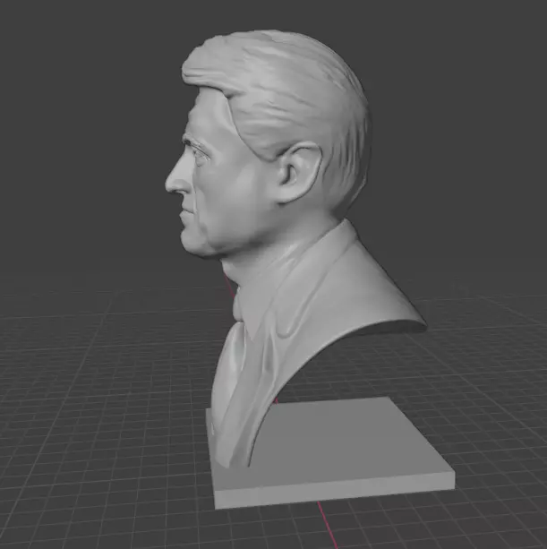 Bill Clinton 3D print model_26
