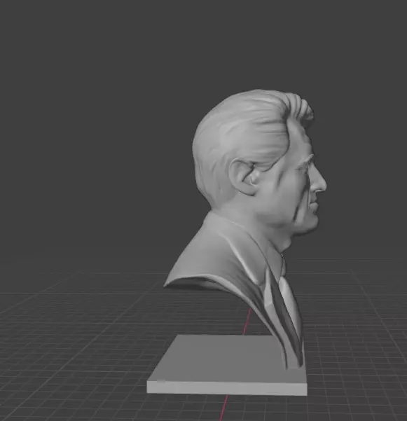 Bill Clinton 3D print model_24