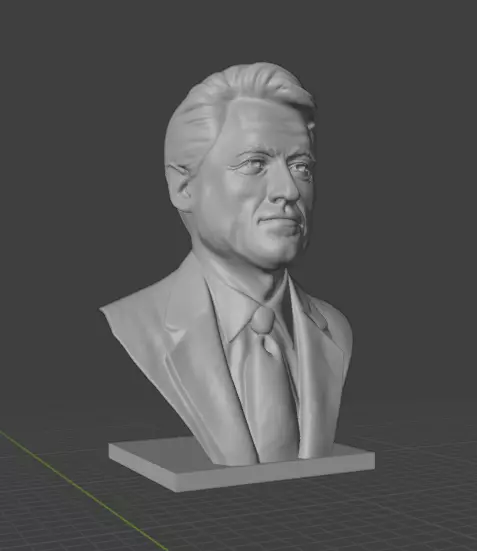 Bill Clinton 3D print model_21