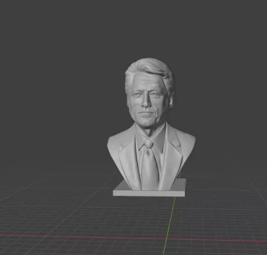 Bill Clinton 3D print model_10