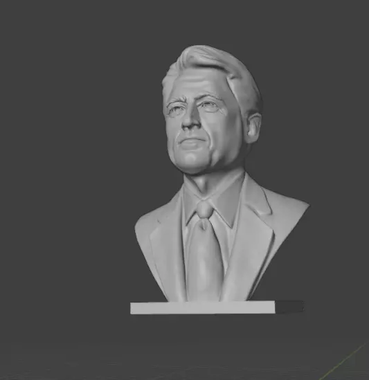 Bill Clinton 3D print model_2