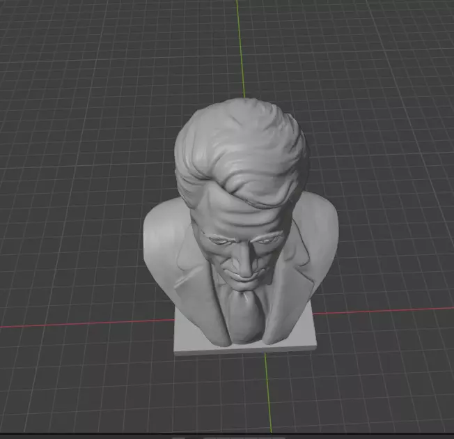 Bill Clinton 3D print model_7