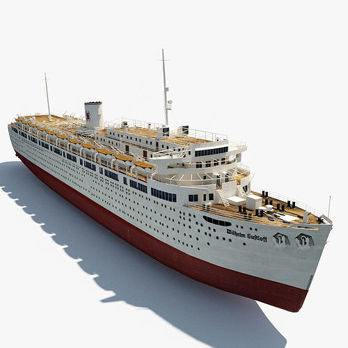 Wilhelm Gustloff Low-poly 3D model