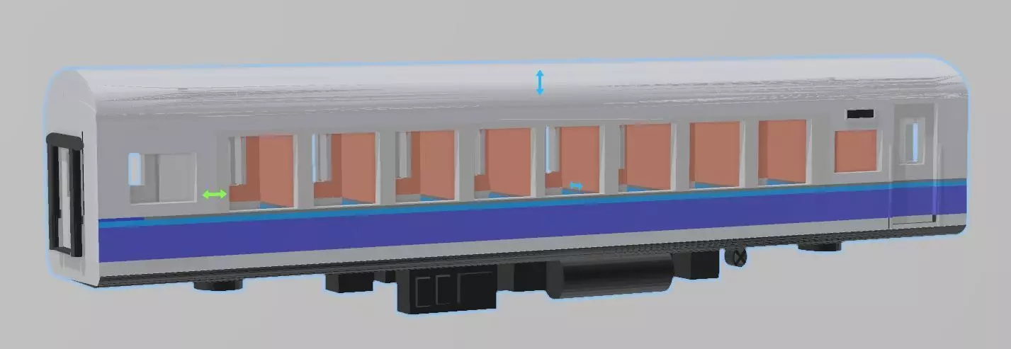 Queensland Railways MBS - N Scale 3D print model_0