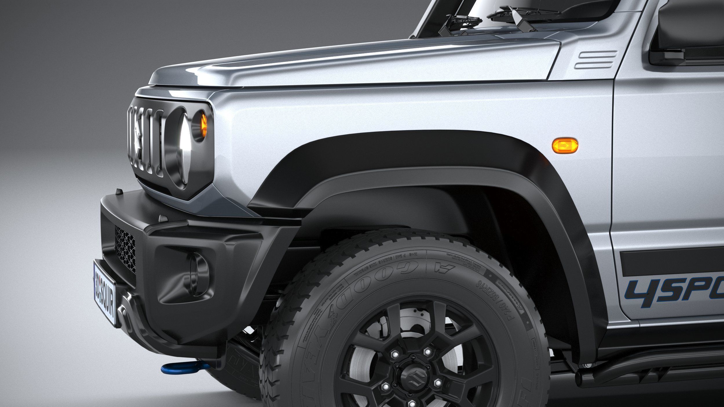 Suzuki Jimny Sierra 2022 3D model_3