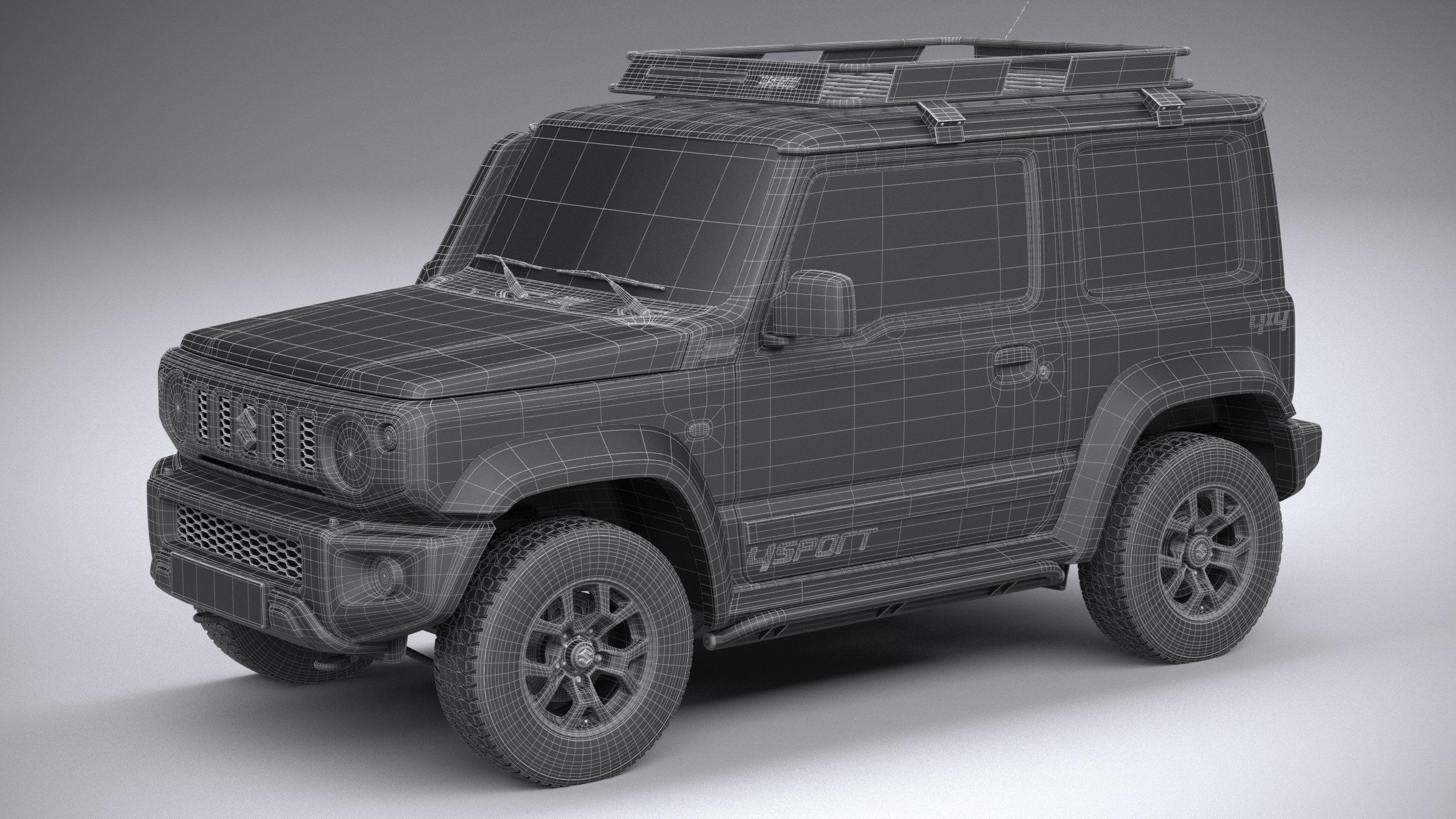 Suzuki Jimny Sierra 2022 3D model_28
