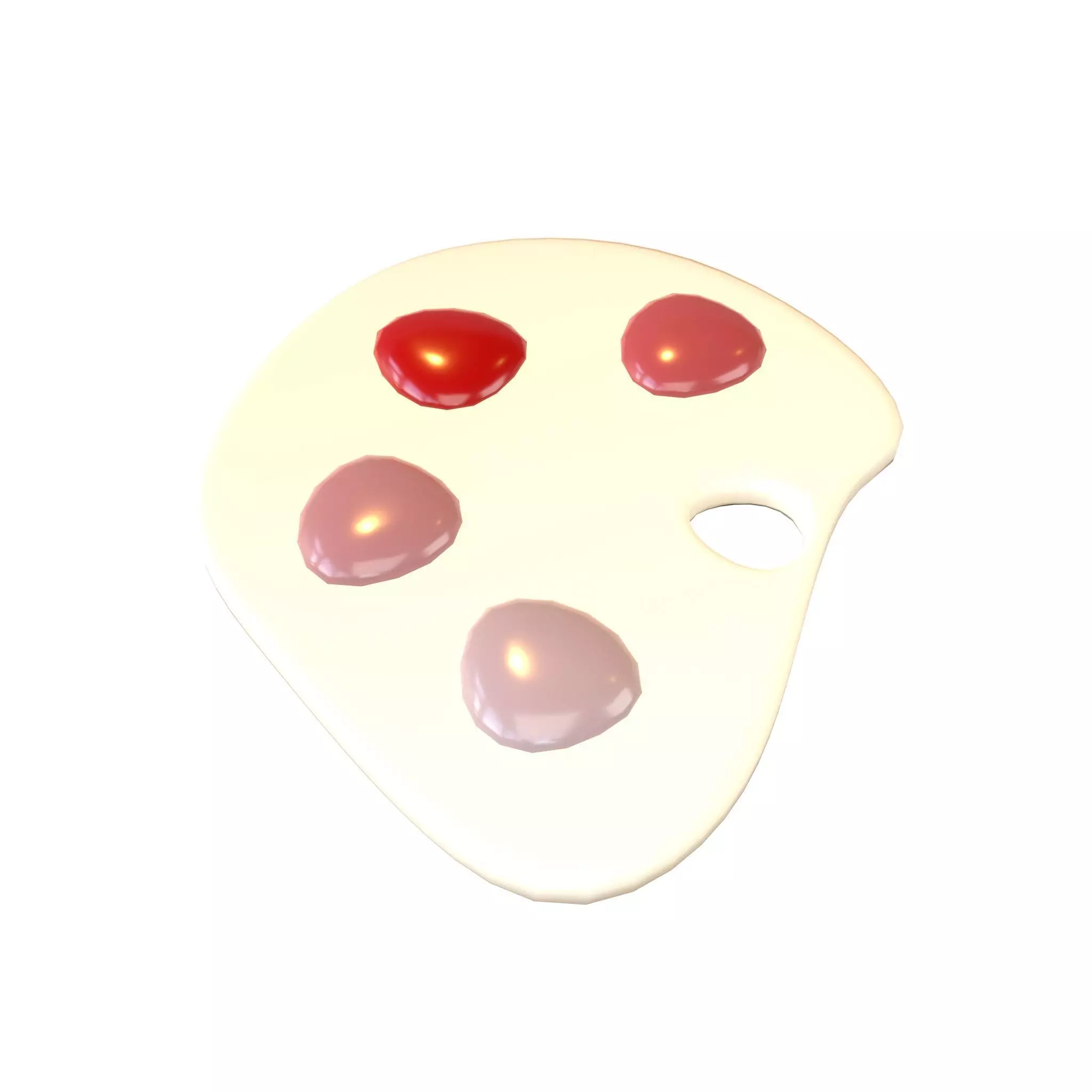 Palette v1 001 Low-poly 3D model_0