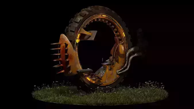 Postapocalypse Monowheel