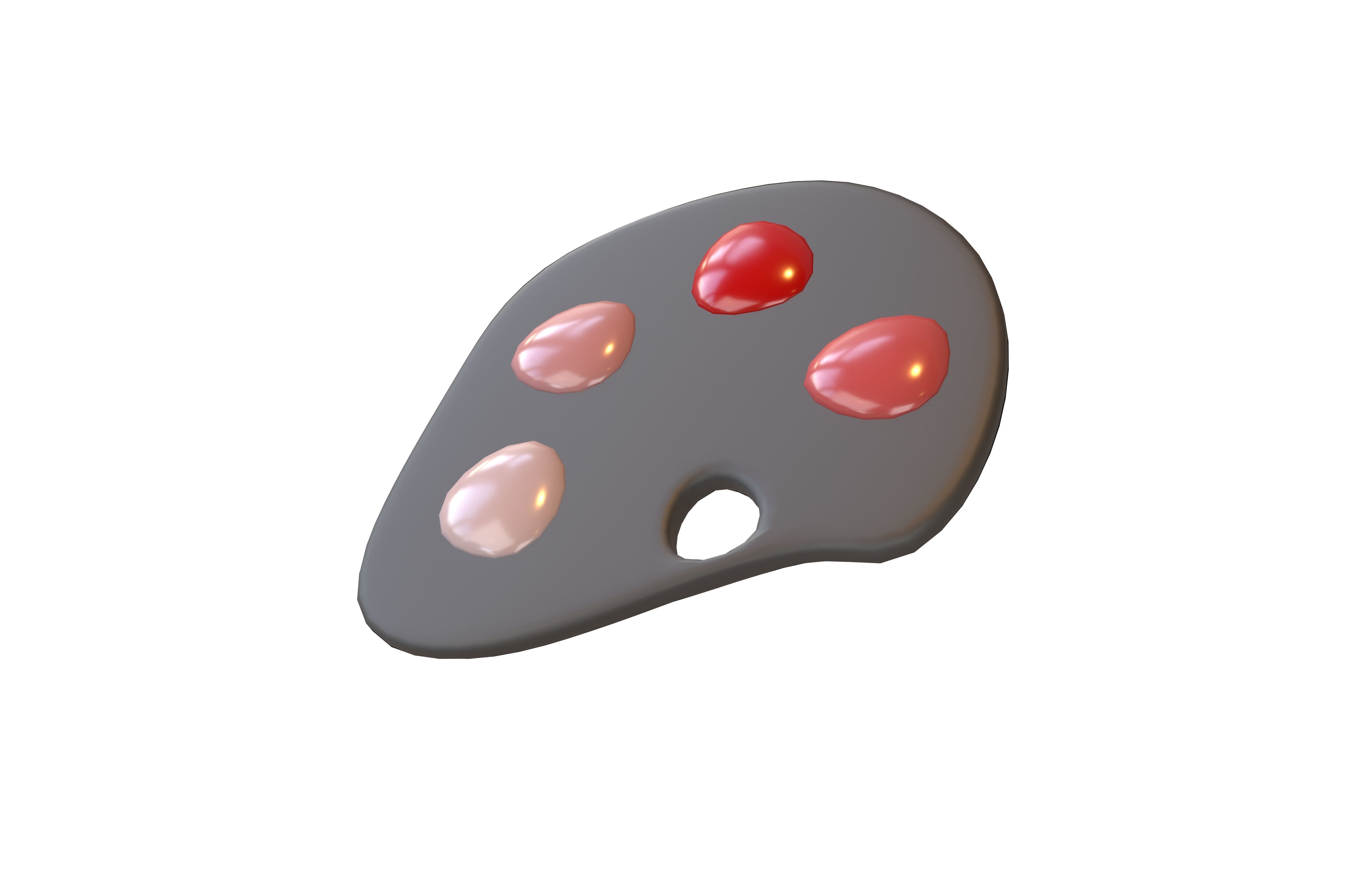 Palette v1 002 Low-poly 3D model_2