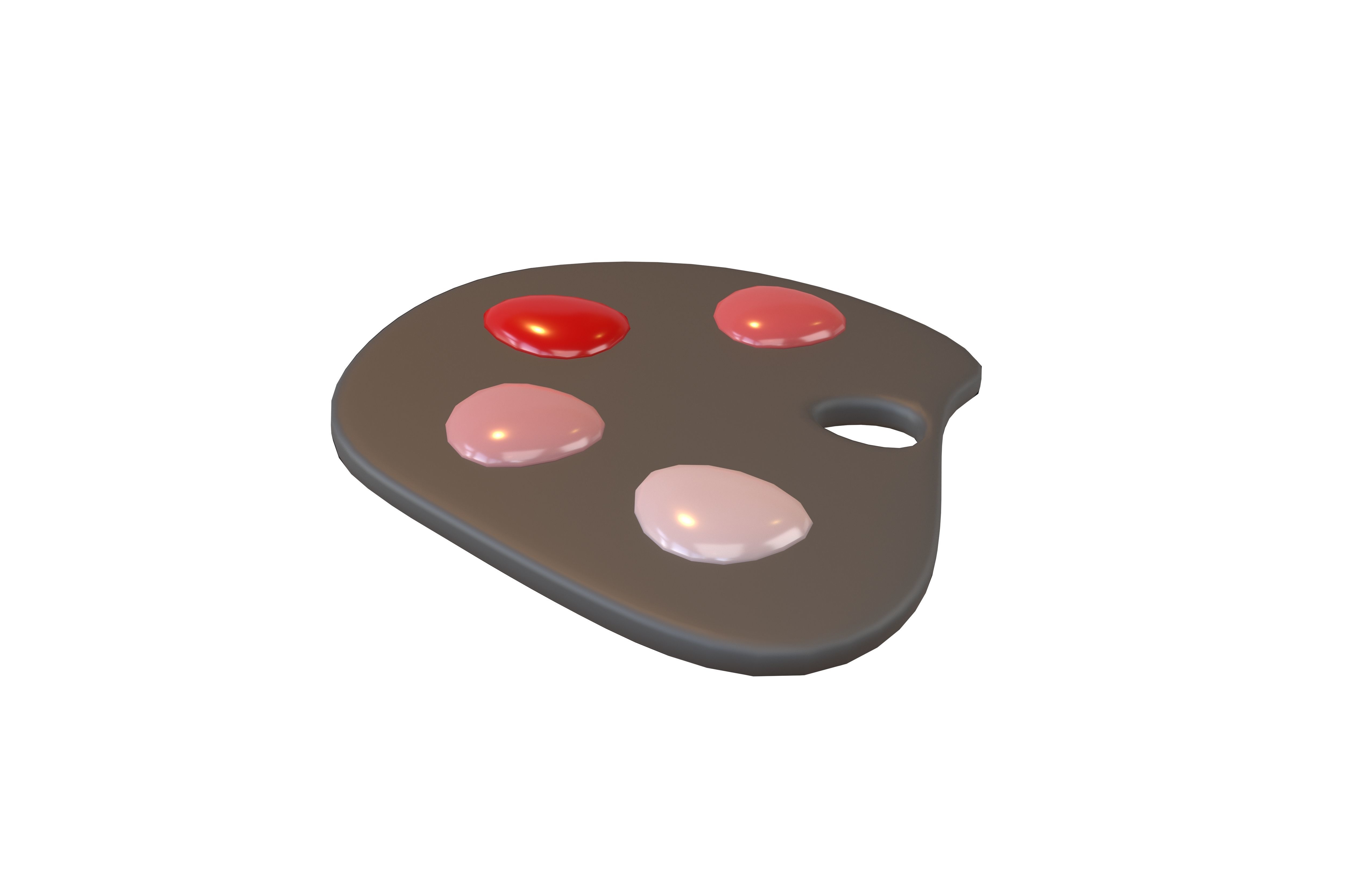 Palette v1 002 Low-poly 3D model_1