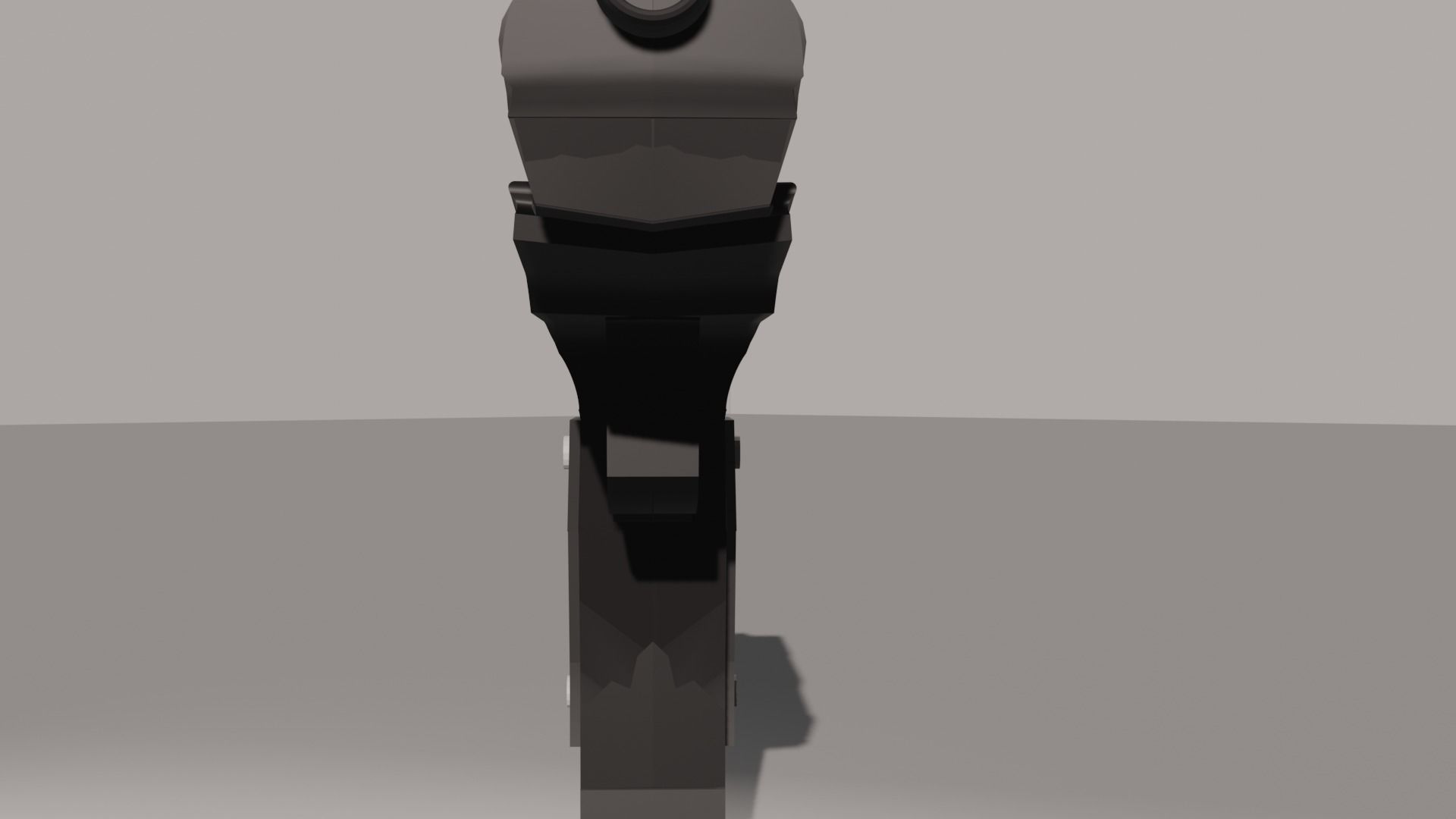 Pistol gun Low-poly 3D model_42