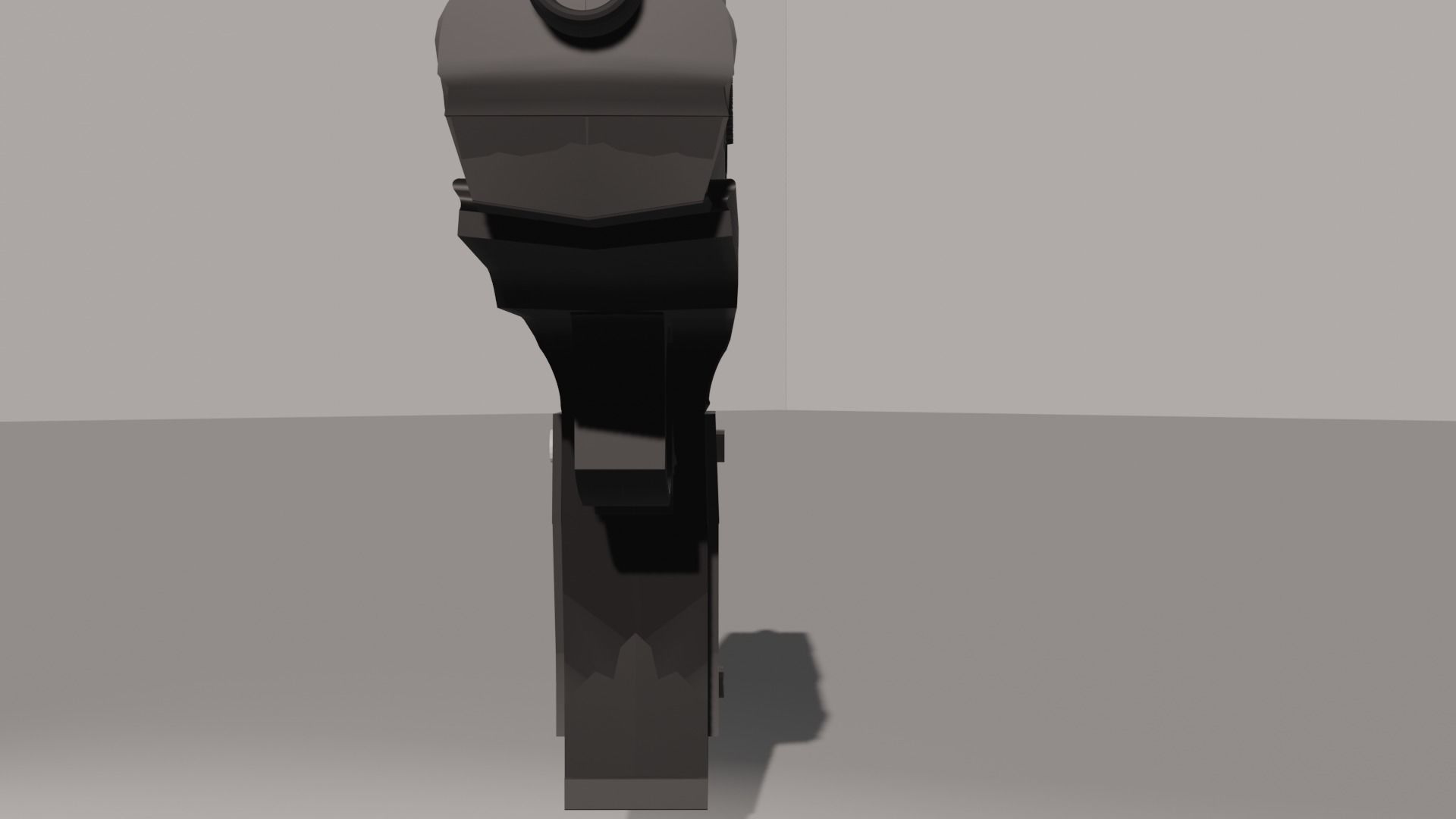 Pistol gun Low-poly 3D model_41