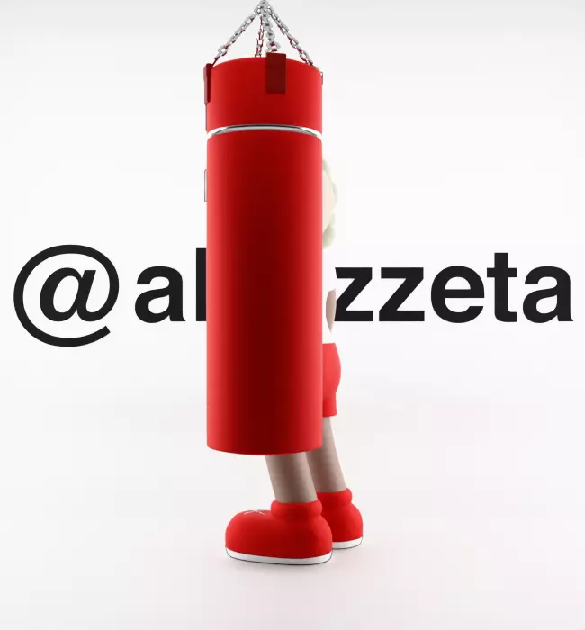 Kaws Box Supreme Textured Low-poly 3D model_13