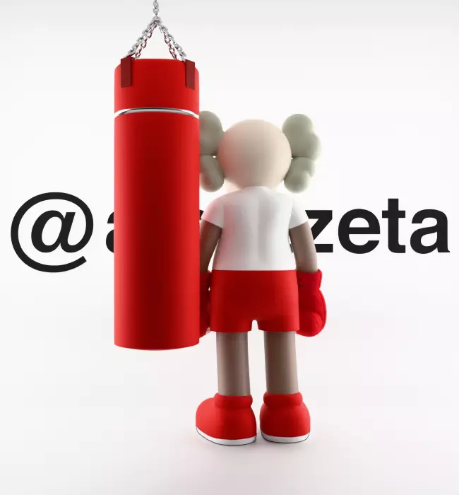 Kaws Box Supreme Textured Low-poly 3D model_18