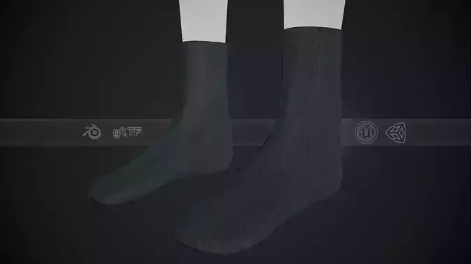 Black Socks Style 4