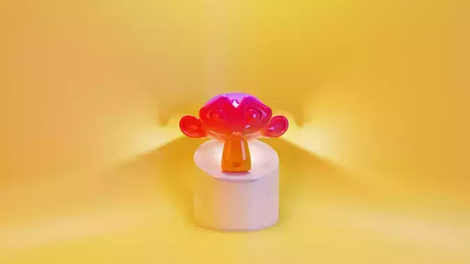 Monkey color 3D model
