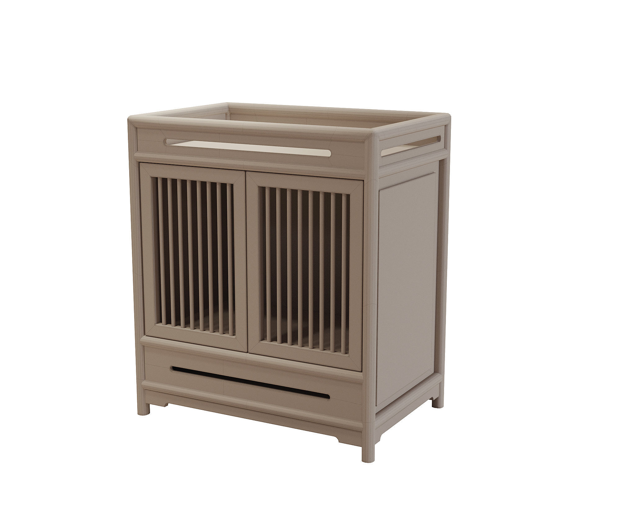 Chinese Dining Set 455 3D model_5