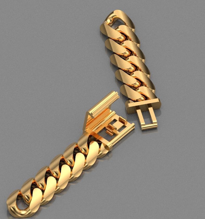 cuban chain 3d 3D print model_3