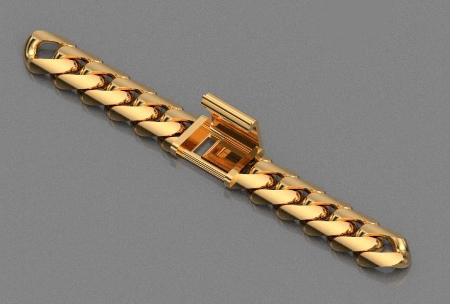 cuban chain 3d 3D print model_1