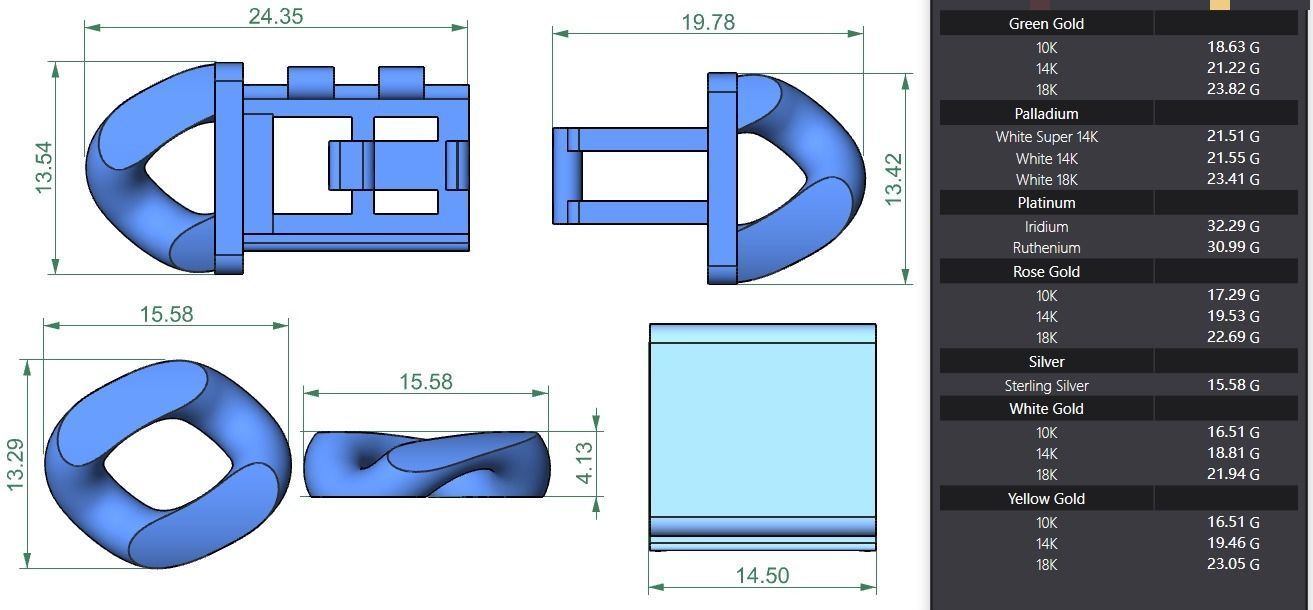 cuban chain 3d 3D print model_5