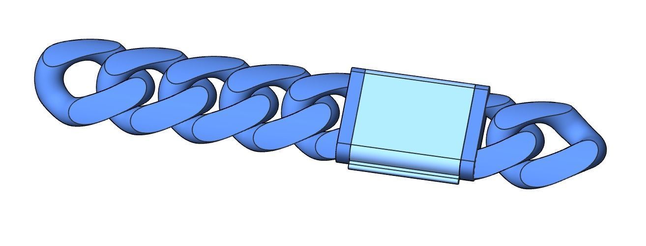 cuban chain 3d 3D print model_6