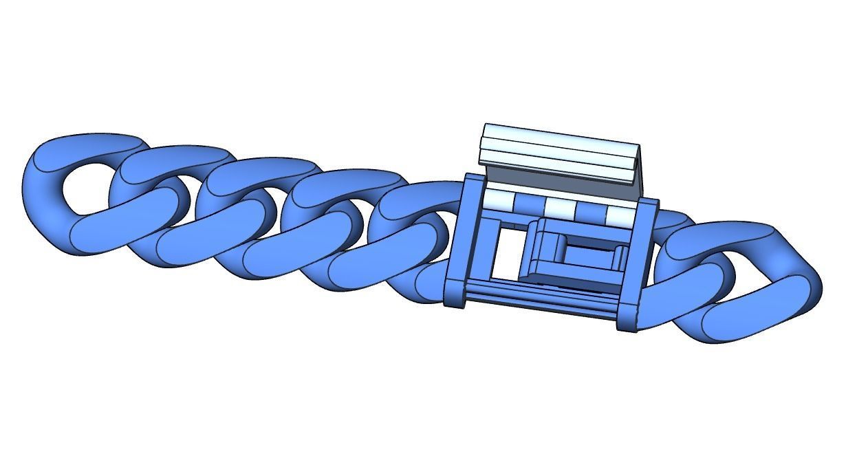 cuban chain 3d 3D print model_7