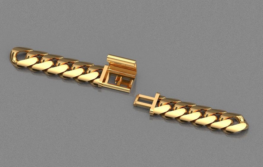 cuban chain 3d 3D print model_2