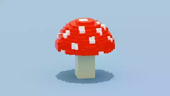 Voxel Mushroom