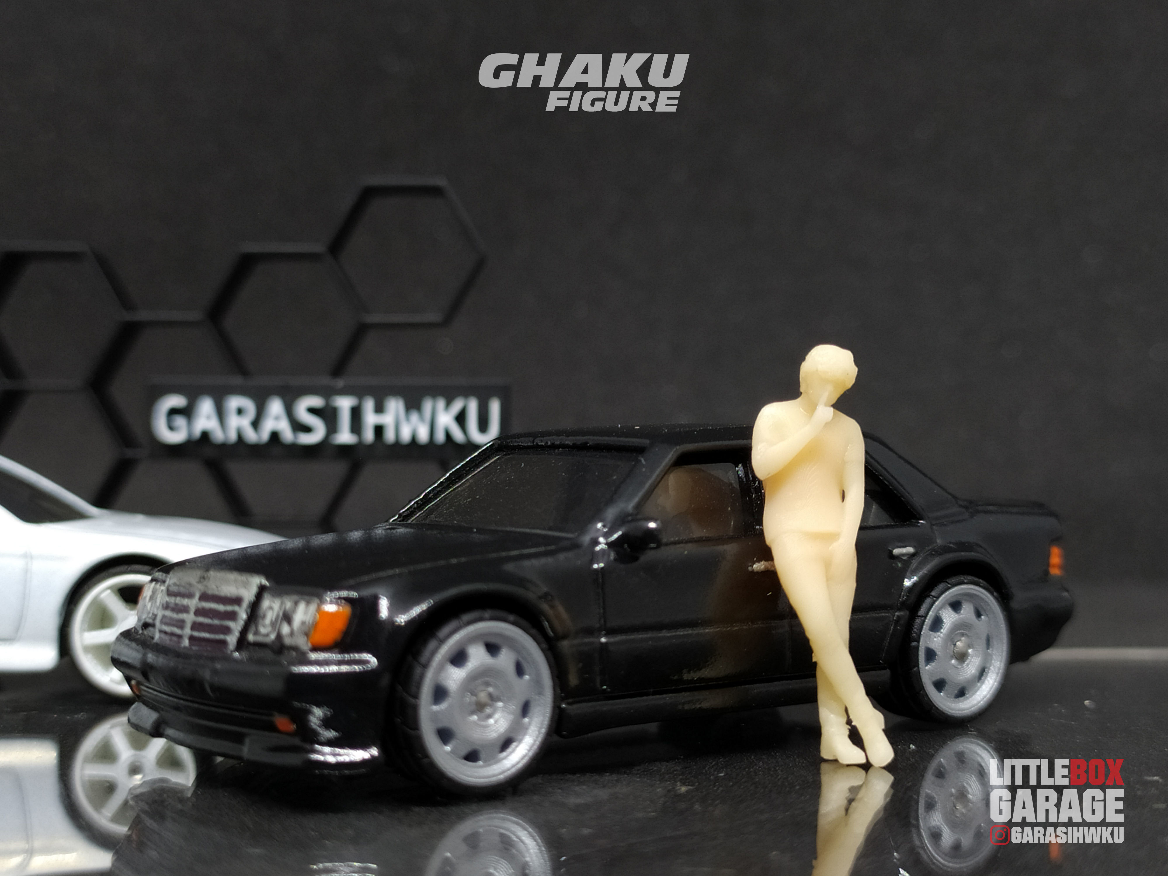 FIGURE FOR DIECAST CAR HOTWHEELS 64 SCALE SET 1 3D print model_3