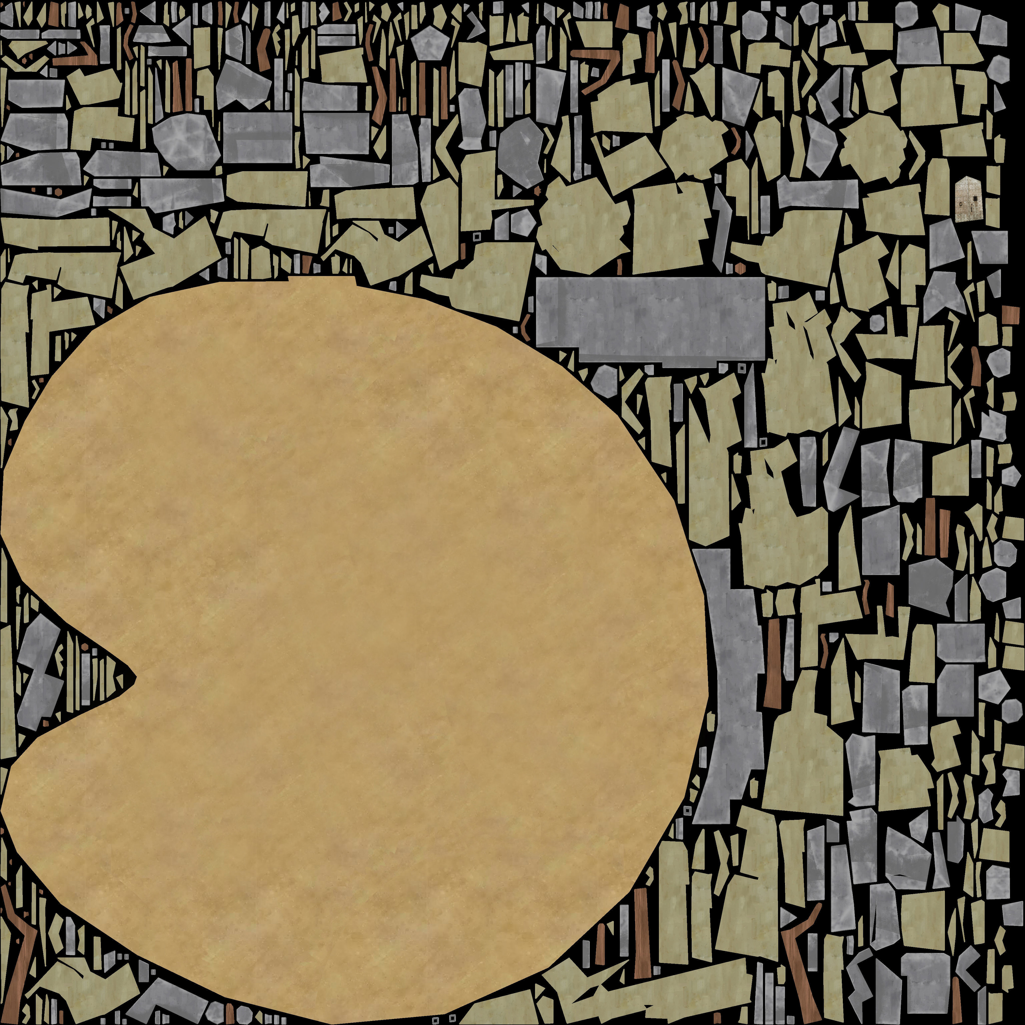 Island cartoon x7 Low-poly 3D model_8