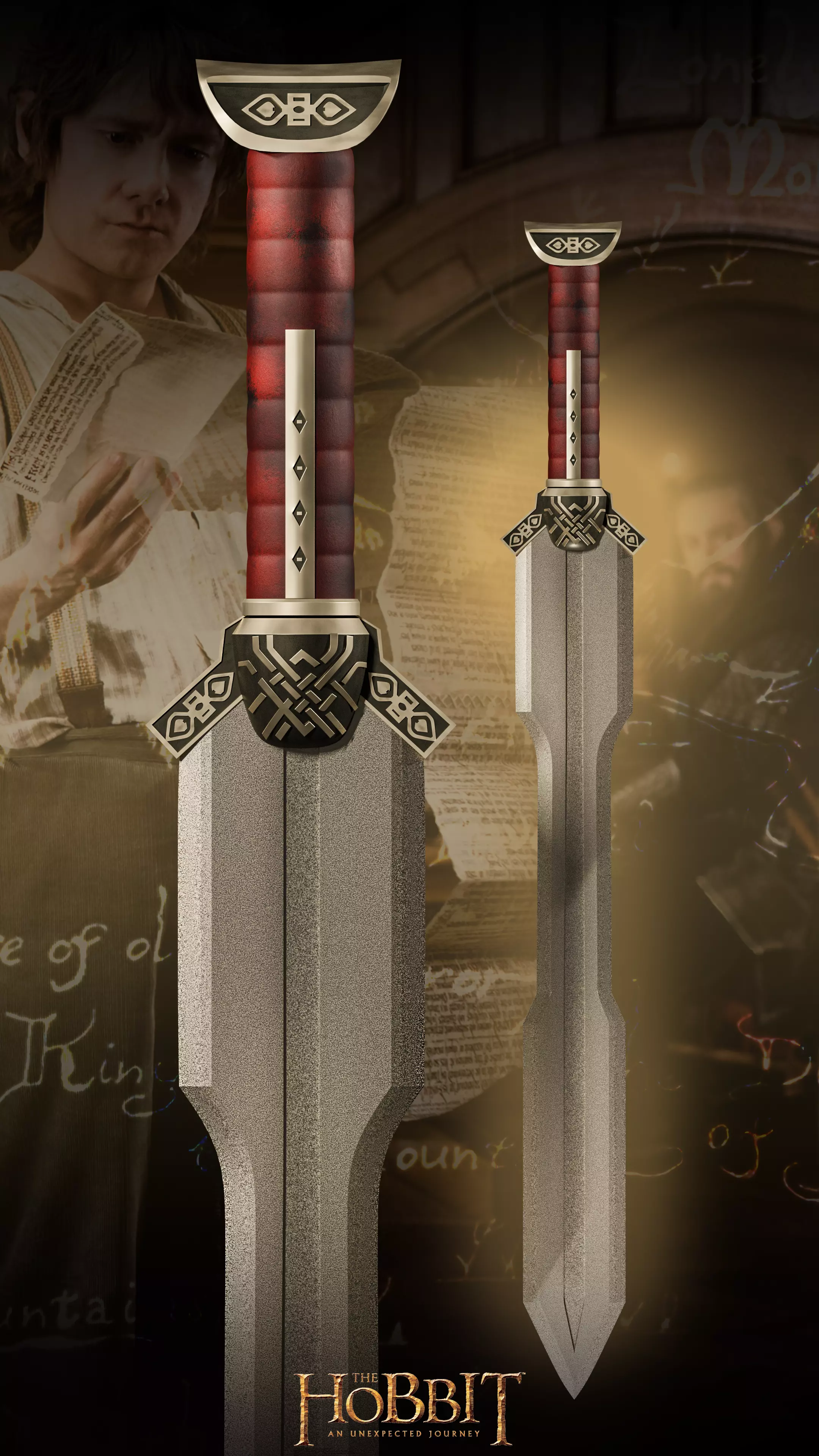 Kili sword concept 3D Free low-poly 3D model