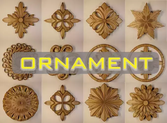 Ornament 3D Model-vol6 3D model