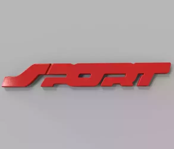 Sport Emblem 3D model