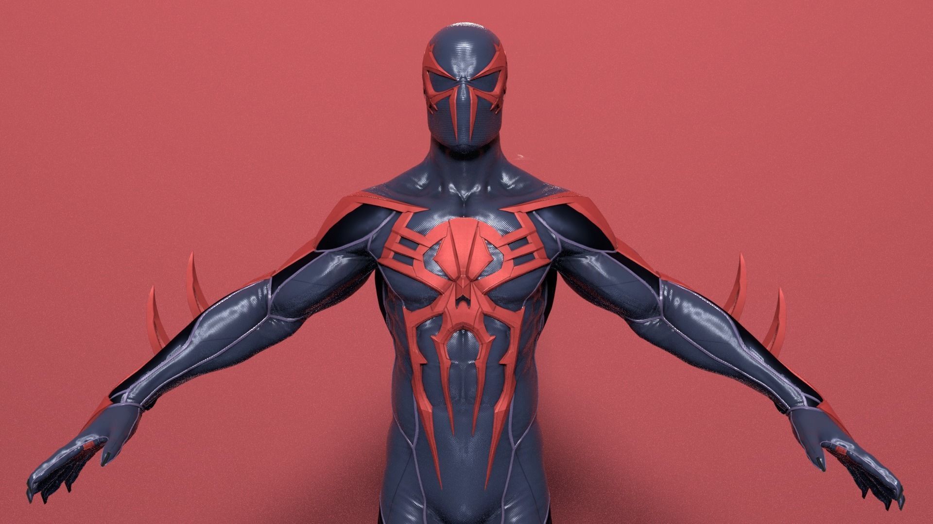 SPIDERMAN 2099 3D model_2