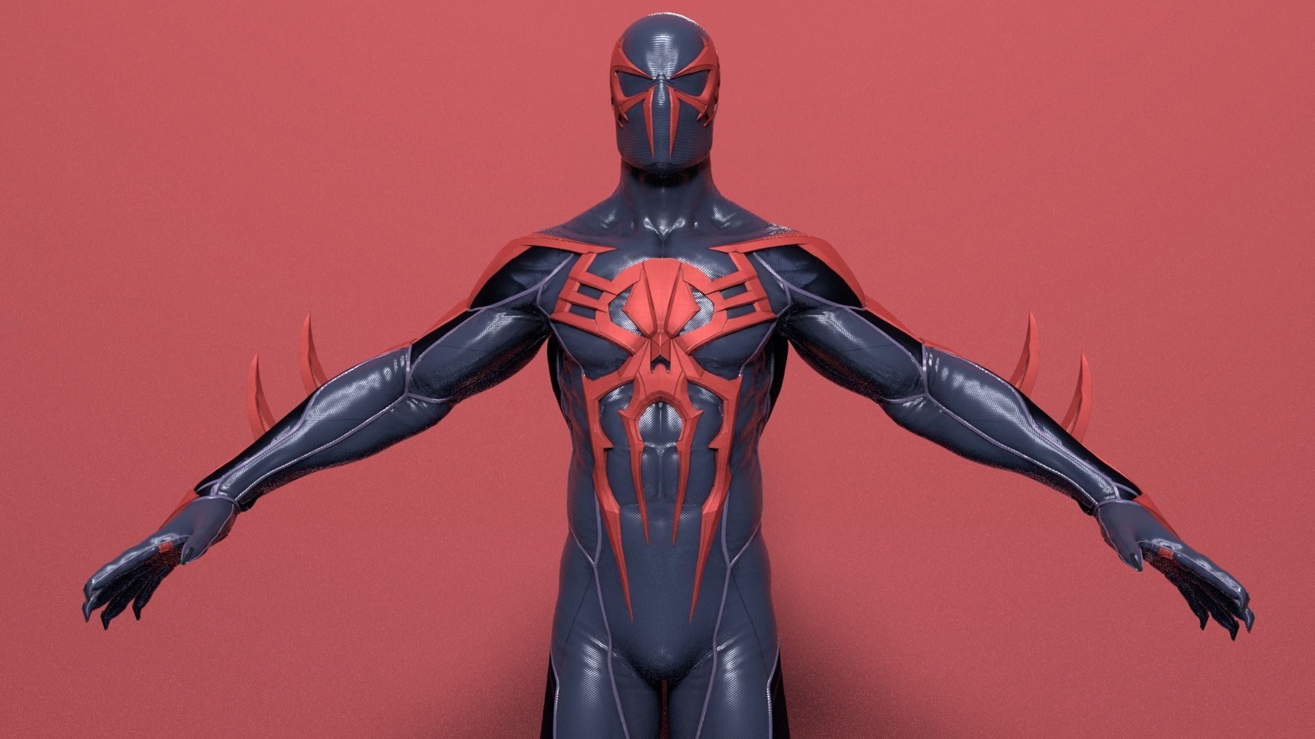SPIDERMAN 2099 3D model_1